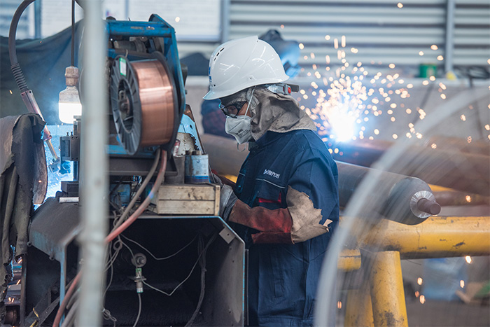 江北网架焊接车间